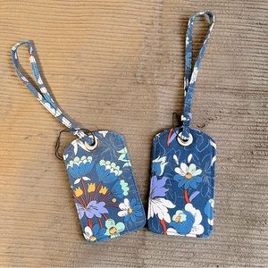 (2) Vera Bradley Luggage Tags